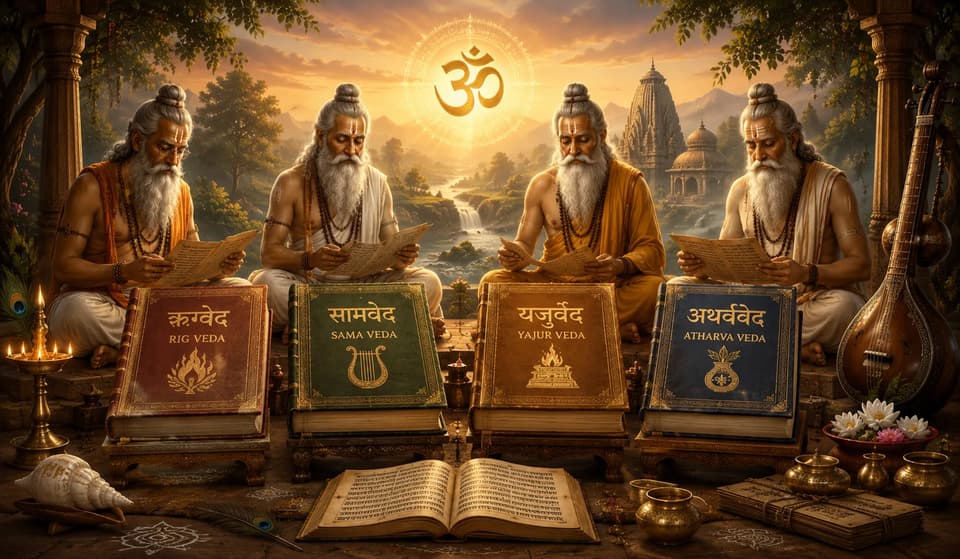 Dfd72a80 9969 4b11 B7a1 Cf05e8e5f7e3 — The Four Vedas: Humanity's Oldest Sacred Knowledge