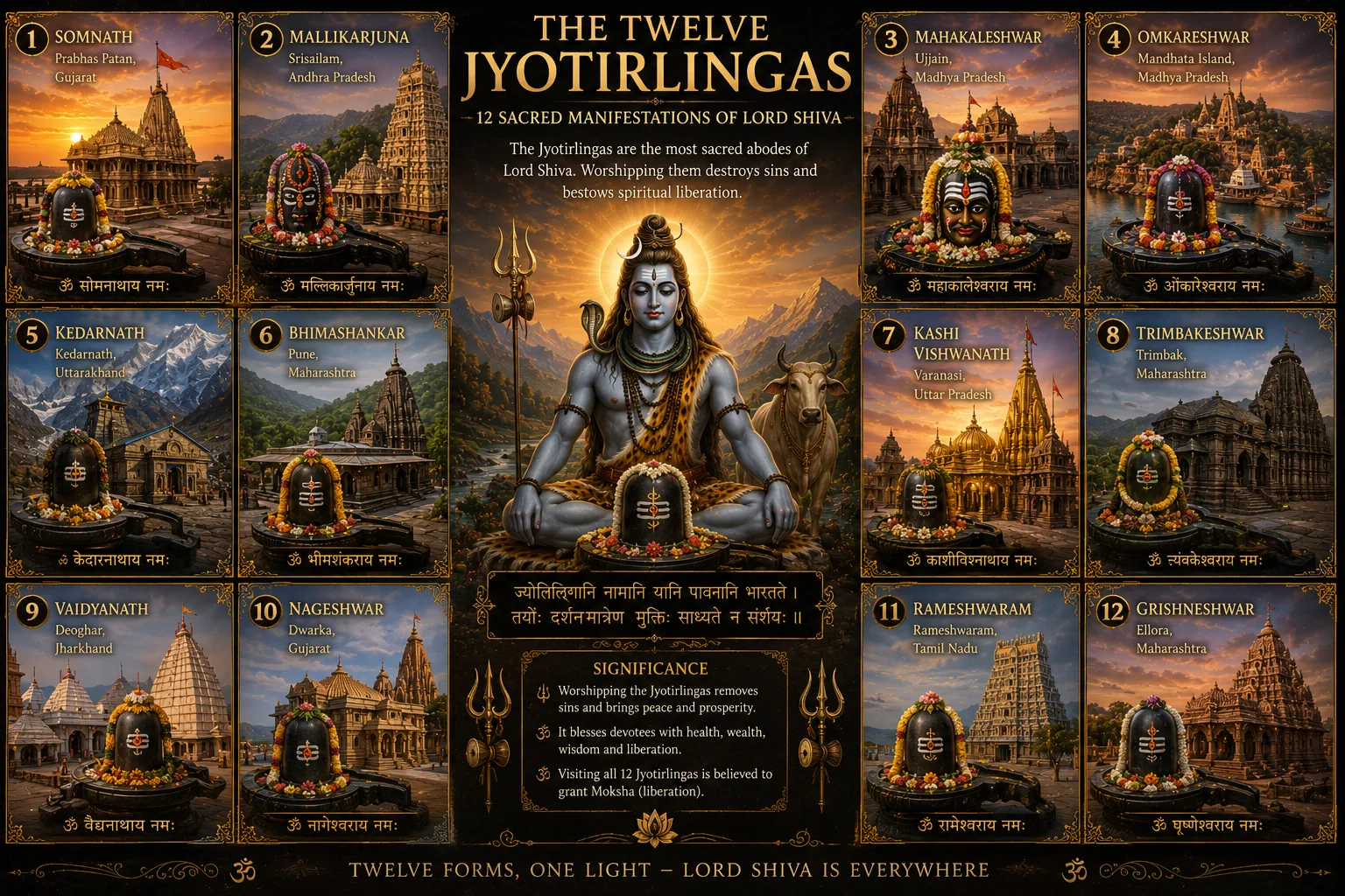 twelve jyotirlingas