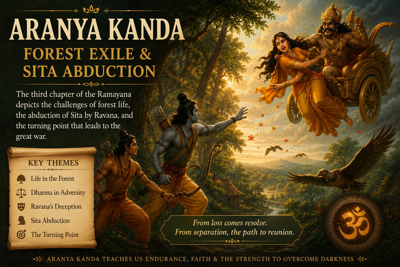Aranya Kanda: Forest Exile, Surpanakha and the Abduction of Sita