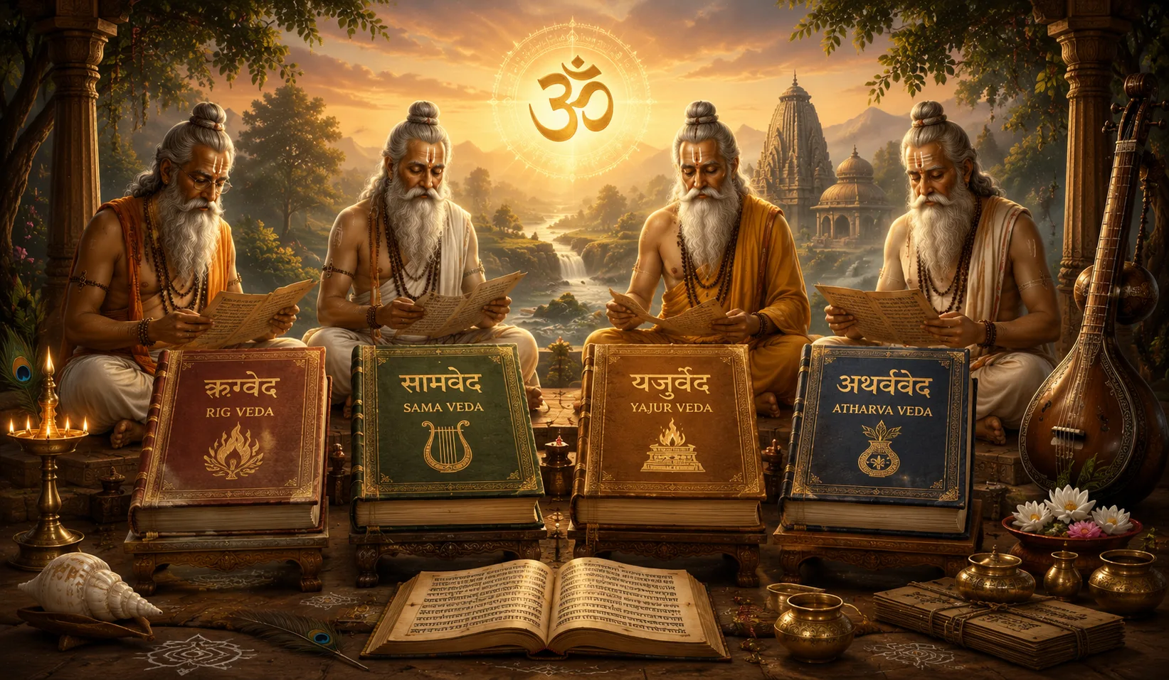 Dfd72a80 9969 4b11 B7a1 Cf05e8e5f7e3 — The Four Vedas: Humanity's Oldest Sacred Knowledge