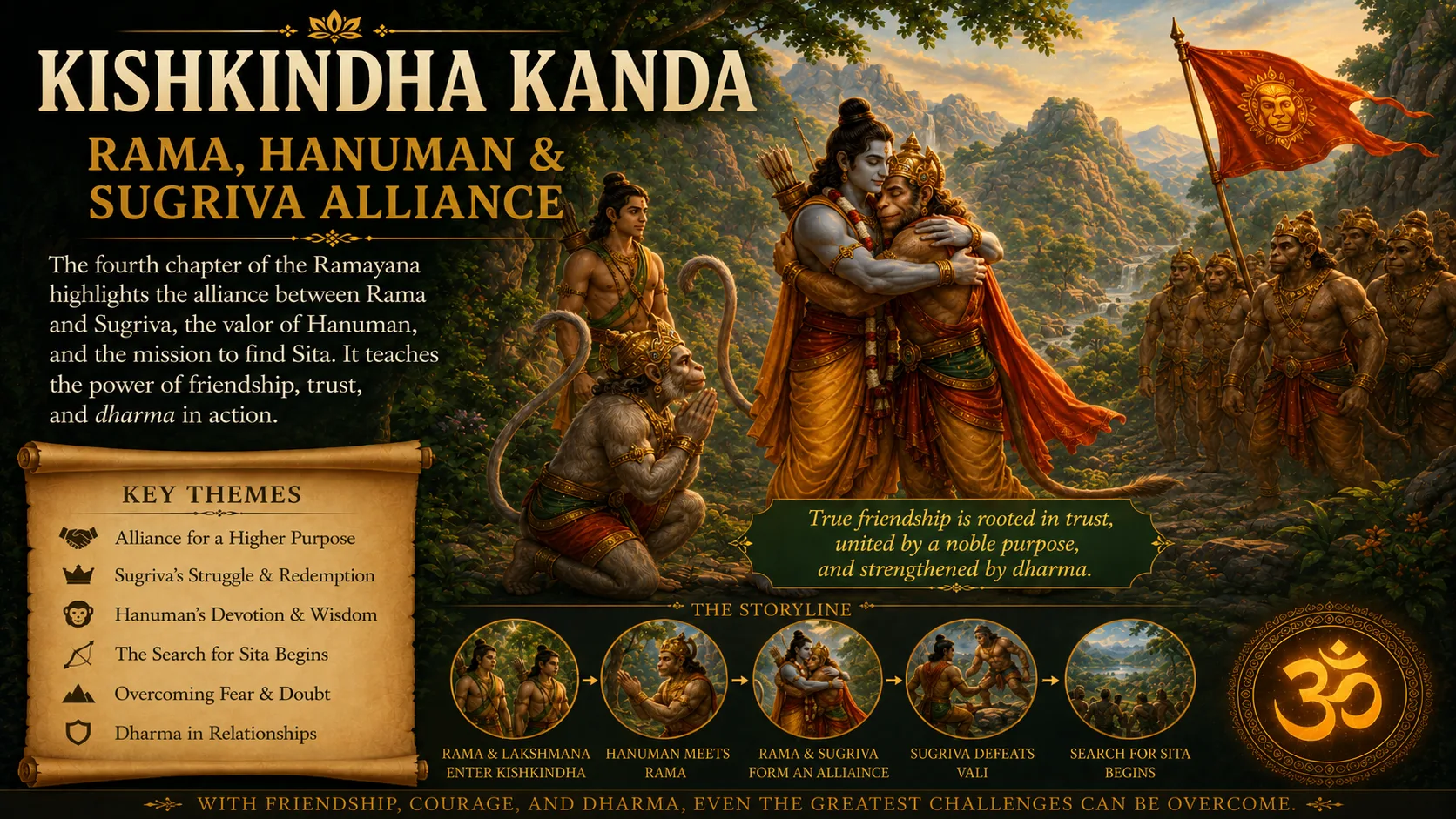Kishkindha Kanda: Hanuman, Sugriva and the Alliance of Dharma