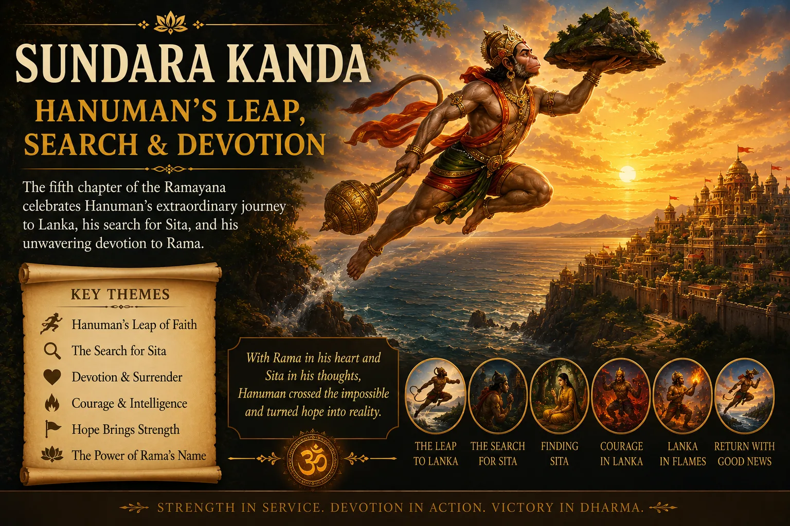 Sundara Kanda: Hanuman’s Leap, Search and Devotion