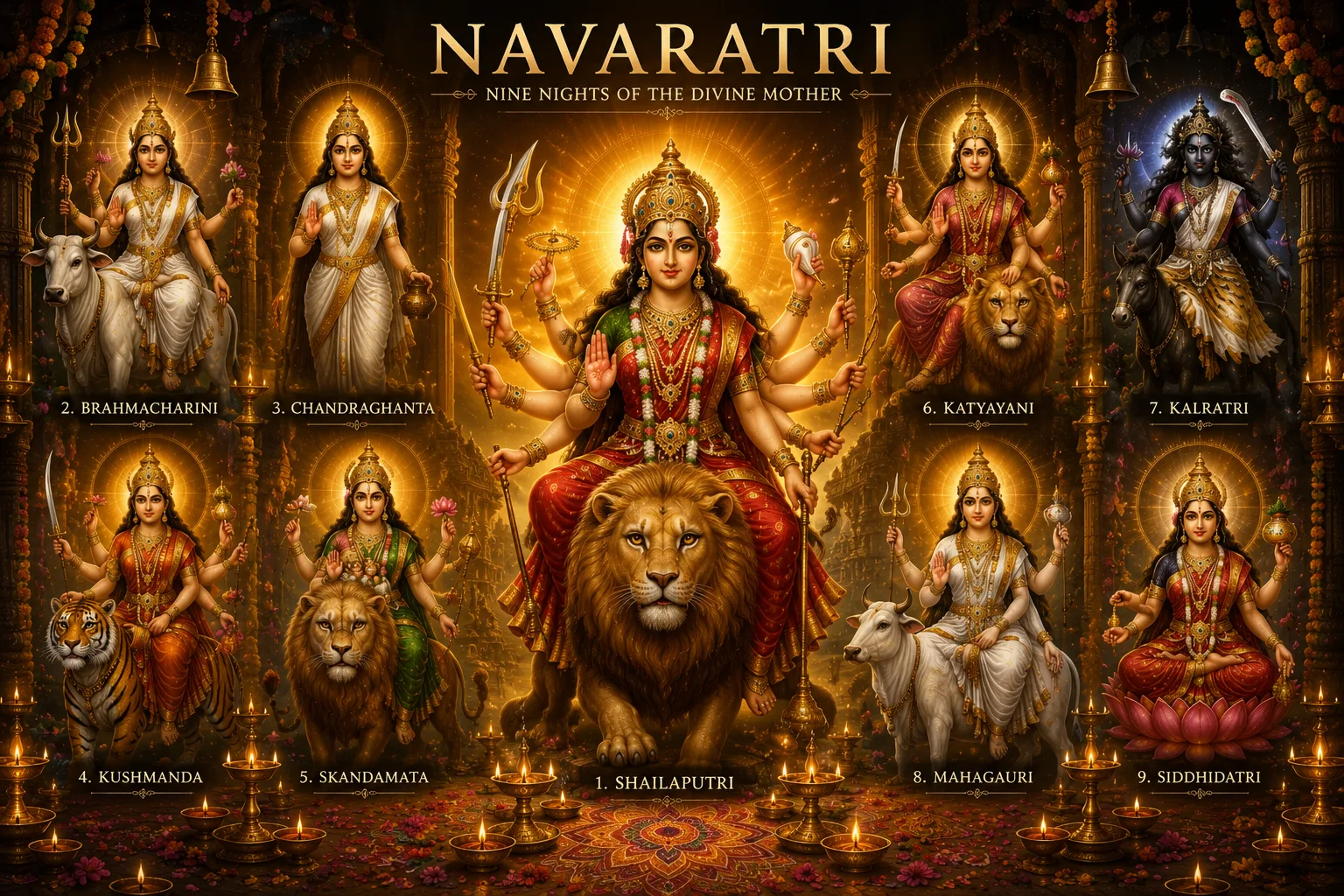Navaratri: Nine Sacred Nights of the Divine Mother